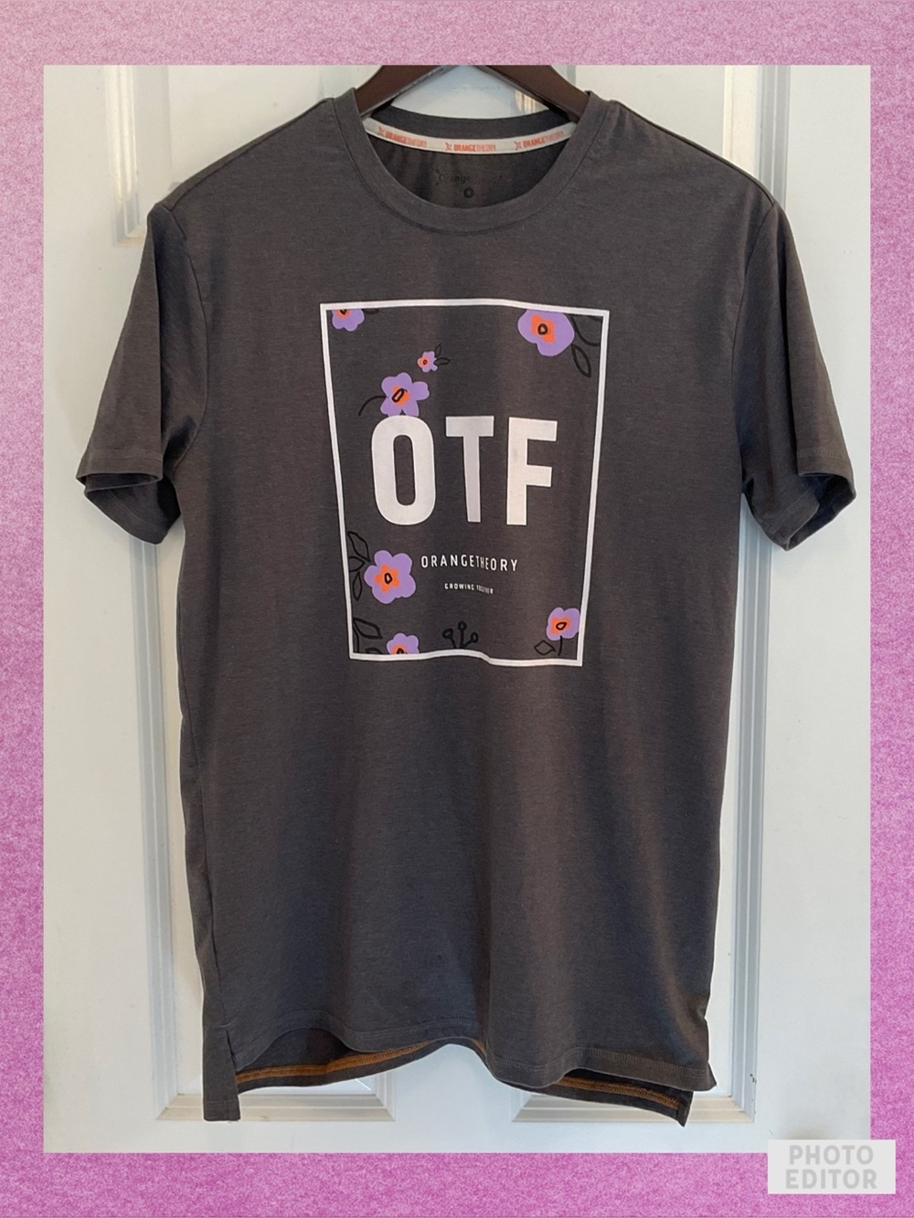 Orangetheory Recovery Tee - Size Medium - Dark Grey